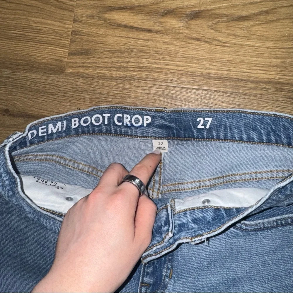 J. Crew Demi Boot Crop Jeans